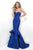 Blush by Alexia Designs Strapless Sweetheart Mermaid Gown in Sapphire Blue 11320 CCSALE 12 / Sapphire