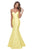 Blush by Alexia Designs Sweetheart Mermaid Dress in Yellow 11238 CCSALE 6 / Lemon