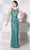 Cameron Blake - 115604 Sleeveless Bateau Long Gown - 1 pc Jade in Size 8 Available CCSALE 16 / Jade