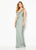 Cameron Blake - 219677 Embellished Plunging V-neck Trumpet Dress Special Occasion Dress 4 / Sage