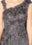 Cameron Blake - 219687 Floral Appliqued Asymmetrical Sheath Dress Special Occasion Dress