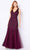 Cameron Blake - 221684 Beaded Evening A-line Gown Evening Dressses