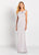 Cameron Blake by Mon Cheri - 119649 Sunburst Beadwork Evening Gown Evening Dresses 0 / Oyster