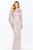 Cameron Blake by Mon Cheri - 120602 Allover Lace Sheath Dress Mother of the Bride Dresses 4 / Petal