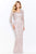 Cameron Blake by Mon Cheri - 120602W Laced And Beaded Long Dress Mother of the Bride Dresses 16W / Petal