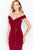 Cameron Blake by Mon Cheri - 120614 Embellished Off-Shoulder Formal Dress - 1 pc Wine in Size 10 Available CCSALE