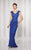 Cameron Blake by Mon Cheri - 216693 Tulle Sheath Dress CCSALE 6 / Royal Blue
