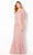 Cameron Blake by Mon Cheri - 220631 Corded Lace Mermaid Gown Evening Dresses 4 / Rose