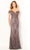 Cameron Blake by Mon Cheri - 220631 Corded Lace Mermaid Gown Evening Dresses 4 / Smoke