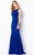Cameron Blake by Mon Cheri - 220635 Sleeveless Buttons Down Back Gown Evening Dresses 4 / Royal Blue
