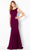 Cameron Blake by Mon Cheri - Scoop Neck Trumpet Evening Gown 220635 - 1 pc Fresh Aubergine In Size 6 Available CCSALE