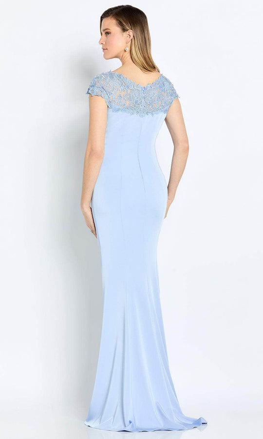 Cameron Blake CB112 - Laced Neckline Formal Mother of the Bride Gown