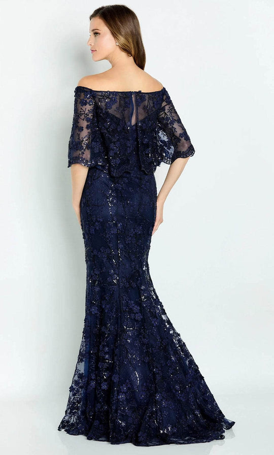 Cameron Blake CB135 - Off Shoulder Floral Lace Mother of the Bride Dress
