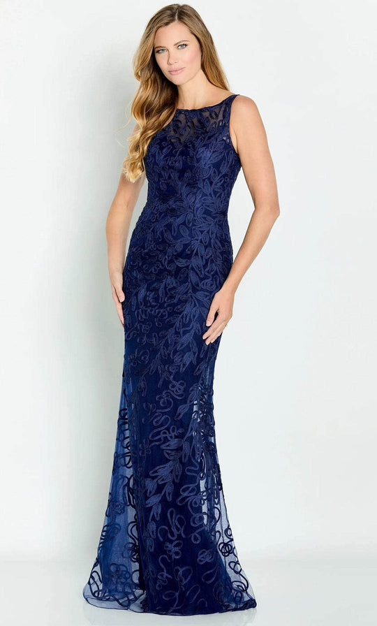 Cameron Blake CB136 - Soutache Illusion Evening Dress