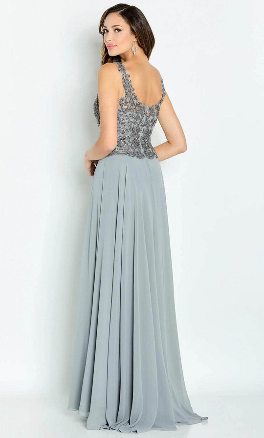 Cameron Blake CB138 - Embroidered Bodice Evening Dress