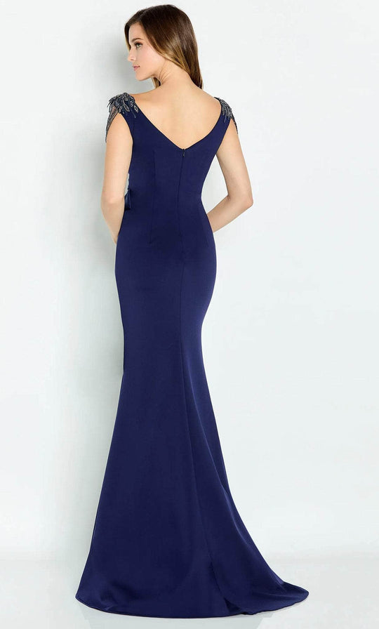 Cameron Blake CB139 - Asymmetrical Frilled Formal Gown