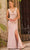 Cameron Blake CB143 - Beaded V-Neck Evening Gown Evening Dresses