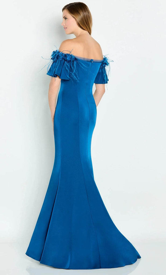 Cameron Blake CB146 - Ruffled Sleeve Mermaid Mother of the Bride Dress