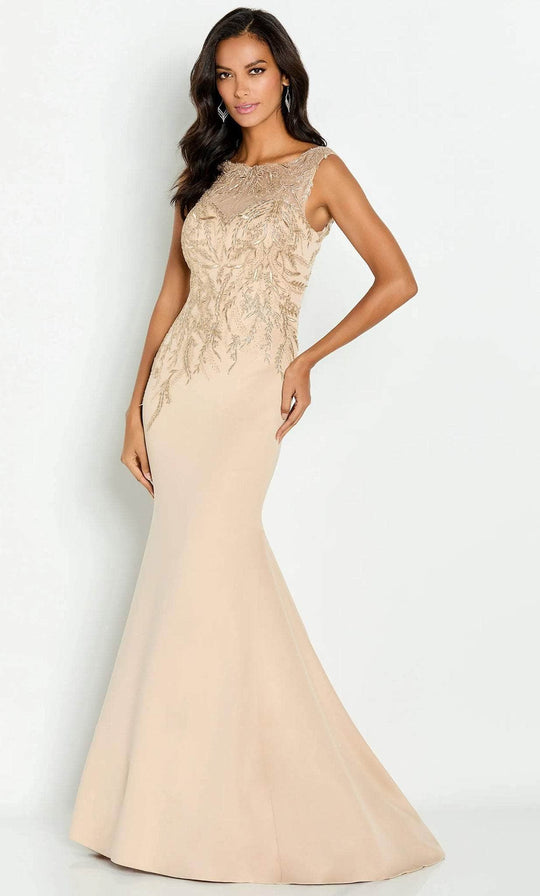 Cameron Blake CB148 - Sleeveless Embroideries Evening Gown
