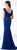 Cameron Blake - Ruched Trumpet Evening Dress 218607 CCSALE 18 / Royal Blue