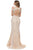 Cecilia Couture - 1415 V-Neck Cold Shoulder Sheath Dress Pageant Dresses