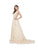 Cecilia Couture - 1477 Floral Applique Bateau A-line Gown Prom Dresses