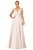 Cecilia Couture - 2120 Sleeveless V-Neck Long Dress Prom Dresses 0 / Blush