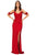 Cecilia Couture - 2127 V-Neck Beaded Long Column Dress Evening Dresses
