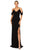 Cecilia Couture - 2127 V-Neck Beaded Long Column Dress Evening Dresses