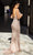 Chic and Holland - AN1424 Scoop Back Beaded Long Dress Special Occasion Dress