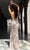 Chic and Holland AN1434 - Sequined V-Neck Prom Dress Prom Dresses
