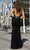 Chic and Holland - AN1437 Sequined Scoop Back Long Dress Special Occasion Dress