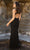 Chic and Holland - AN1438 Beaded Crisscross Back Long Dress Special Occasion Dress