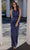 Chic and Holland AN1445 - Bejeweled Scoop Prom Gown Prom Dresses 2 / Navy