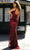 Chic and Holland - AN1448 Sequined V Neck Trumpet Dress Special Occasion Dress