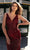 Chic and Holland - AN1448 Sequined V Neck Trumpet Dress Special Occasion Dress