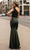 Chic and Holland - AN1551 Asymmetrical Sheath Evening Gown Special Occasion Dress