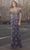 Chic and Holland AN1637 - Short Sleeve Beaded Prom Dress Prom Dresses 2 / Navy