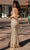 Chic and Holland AN1641 - Cold Shoulder Glitter Prom Gown Prom Dresses