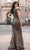 Chic and Holland - AN3149 Cold Shoulder Multi Color Sequined Dress Evening Dresses