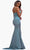 Chic and Holland BM1848 - Plunged V-Neck Evening Dress Evening Dresses