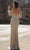Chic and Holland HF1481 - Cold Shoulder Evening Gown Mother of the Bride Dresess