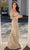 Chic and Holland - HF1568 Cold Shoulder Long Sleeves Dress Special Occasion Dress