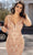 Chic and Holland - HF1590 Sequined Plunging Sweetheart Gown Special Occasion Dress