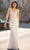Chic and Holland HF1638 - Plunging Sweetheart Evening Dress Prom Dresses 2 / Ivory