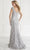 Christina Wu Elegance - 17070 Beaded Bateau Neck Trumpet Gown Special Occasion Dress