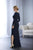 Christina Wu Elegance - Beaded Long Sleeve Jersey Sheath Dress 17851 - 1 pc Black In Size 16 Available CCSALE 16 / Black