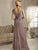 Christina Wu Elegance Chiffon And Beaded Lace Wide V Neck Gown 17820 - 1 pc Wisteria In Size 6 Available CCSALE 6 / Wisteria