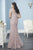 Christina Wu Elegance Short Sleeve Beaded Bateau Sheath Gown 17831 CCSALE 6 / Dusty Rose