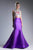 Cinderella Divine - 12013 Two Piece Bateau Mikado Mermaid Dress Special Occasion Dress 2 / Purple